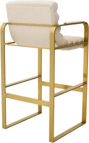 Scaun de bar elegant design LUX Olsen, scalea sand