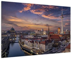 Tablou - Apus de soare în Berlin (90x60 cm)