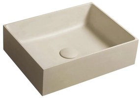Sapho - Lavoar pentru blat FORMIGO 47,5x36,5 cm beton/bej