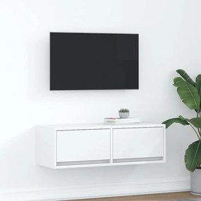 vidaXL Dulap TV alb 80x31x25,5 cm lemn prelucrat