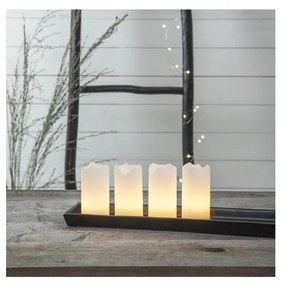 Eglo 410075 - Set de 4 decorațiuni LED de Crăciun ADVENT 1x LED/0,18 W/2x CR2032 + telecomandă