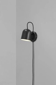Aplica de perete, cu mufa usb, design modern Angle negru 2120601003 NL
