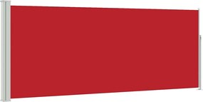 vidaXL Copertină laterală retractabilă, roșu, 120x300 cm