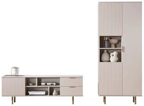 Living cu Riflaje Sofia 3, 2 piese, Casmir