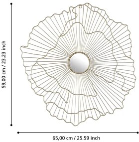 Oglindă de perete Eglo 425032 ESASHI 59x65 cm negru