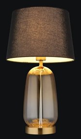 Globo 24142S - Lampă de masă CLASSY 1xE27/40W/230V negru/maro