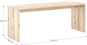 Bancă în culoare naturală Join-In – Karup Design