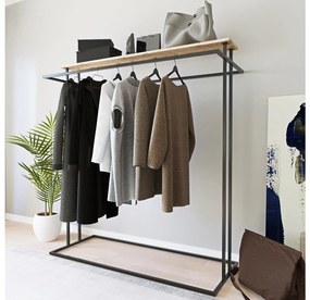 Cuier Arony (stejar + negru) . 1101389