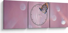 Tablou - Fluture (cu ceas) (90x30 cm)