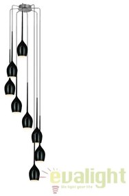 Lustra moderna Izza 8 Black