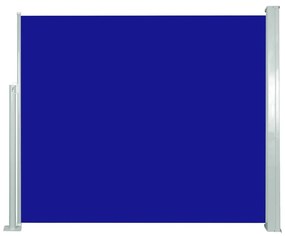 Copertina laterala retractabila, albastru, 120x300 cm Albastru, 120 x 300 cm