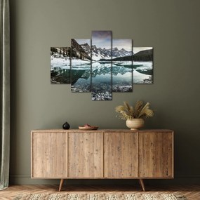 Tablou - lacul iarna (150x105 cm)