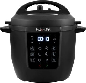 Multicooker Instant Pot Classic 112200001, 1000 W, 5,7 L, 7 programe, Butoane favorite, Afisaj LCD, Otel inoxidabil, Negru