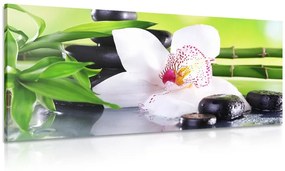 Tablou orhidee cu tematica japoneză