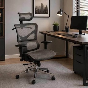 Scaun ergonomic de birou SYYT 9500 gri