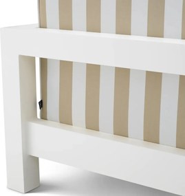 Fotoliu de interior/ exterior design LUX Cap-Antibes, alb mat