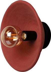 Aplica de perete, rosie, din ceramica, Bossanova