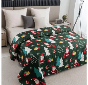 Cuvertura de pat SANTA WINK, verde inchis Dimensiune: 220 x 240 cm