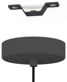 Lustră pe cablu Eglo 390173 ALMERIMAR 3xE27/40W/230V gri/auriu