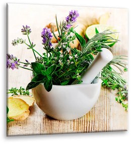 Tablou Styler Glasspik Kitchen Ginger, 30 x 30 cm