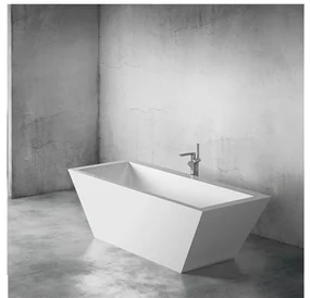 Cada de baie freestanding Tea III din marmura, 180 x 73 cm