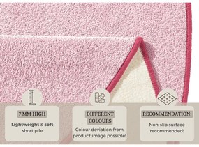 Covor roz deschis rotund ø 133 cm Fancy – Hanse Home