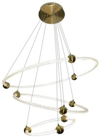 Lustră LED dimabilă pe cablu LED/45W/230V 3000-6500K + telecomandă