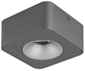Spot LED aplicat aluminiu gri HANGARAU 1