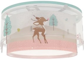 Plafonieră pentru copii LOVING DEER 2xE27/15W/230V Dalber 61276