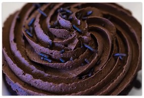 Tablou - Cupcake din ciocolată (90x60 cm)