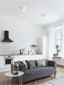 Plafoniera LED design minimal SAMBA alba