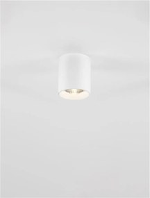 Spot aplicat LED design tehnic IRIS alb