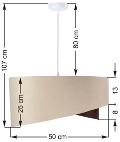 Lustră pe cablu GALAXY 1xE27/60W/230V