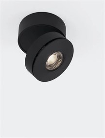 Spot LED aplicat ajustabil LOT 15W negru