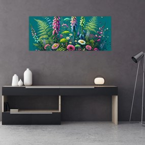 Tablou - Flori de câmp (120x50 cm)