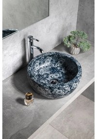 Chiuvetă albastru-închis rotundă din ceramică ø 41 cm Priori – Sapho