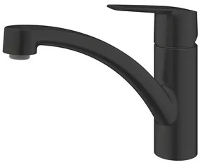 Baterie bucatarie Grohe Start monocomanda negru mat