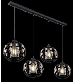 Lustra cu 4 pendule design modern HANAKO 16029-4H GL