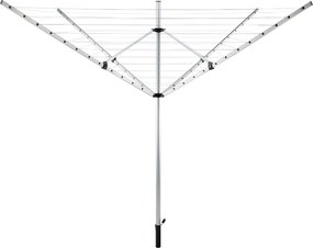 Uscător de haine de grădină, argintiu/neagră, 50 m, ROTARY NEW TYP 1