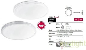 PLAFONIERA LED BAIE PROTECTIE IP44 FORO 63404
