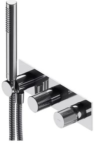 Baterie cada - dus incastrata Omnires Contour cu corp ingropat si set de dus