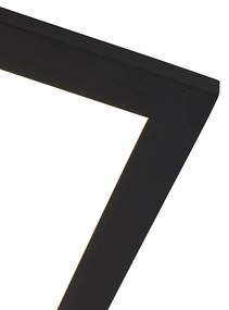 Plafoniera moderna neagra incluzând LED 40 cm - Liv