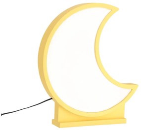 Veioză pentru copii galbenă Moon – Candellux Lighting