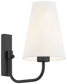 Aplica de perete design modern Safiano alb, negru