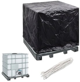 41644 vidaXL Husă pentru container IBC cu 8 ocheți, 116x100x120 cm
