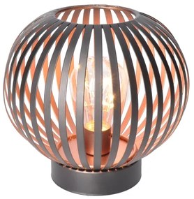 Lampă LED decorativă de masă Solight WO3102 LED/3xAA negru/cupru