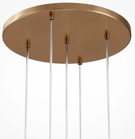 Lustra suspendata design modern minimalist Basic 5L aurie