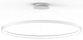 Lustra LED suspendata design modern circular CIRCLE 110, alb LA0717/1 - WH ZL
