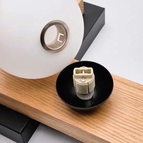 Lustră pe cablu CORTINA 2xE27/15W/230V + 2xG9/5W/230V negru/stejar