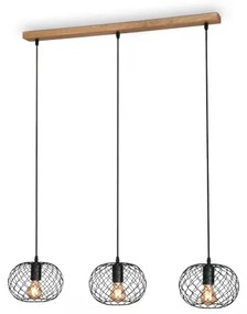 Brilo 4037-035 - Lustră WINKI cu cablu 3xE27/40W/230V